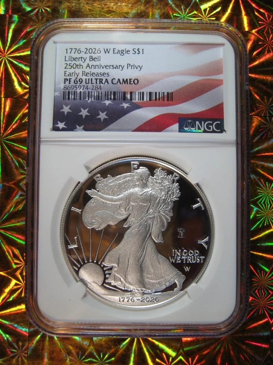 American Eagle PR 69 Graded Proof NGC Certified Silver Bullion