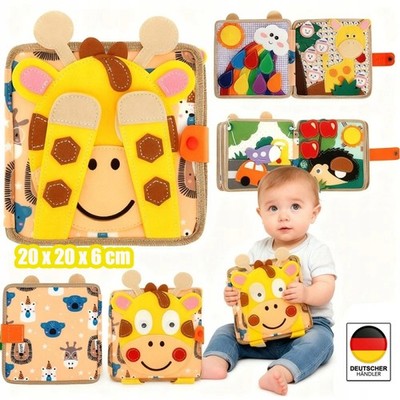 3D Filz Quiet Book Busy Book Montessori Spielzeug Pädagogisches Lernspielzeug