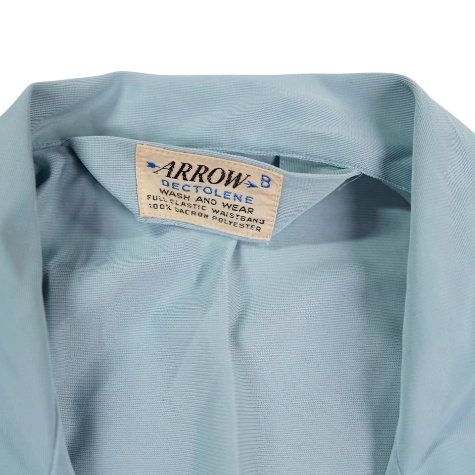 Juego de Pijama Arrow Decton Hombre Mediano M Sanfornizado Dacron Poli De Colección Años 60 Nuevo de Lote Antiguo Nuevo Foto 4 de 4