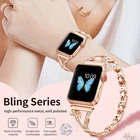 iWatch Metal Strap for Apple Watch Series 11 10 9 8 7 6 5 4 3 se Bling Band