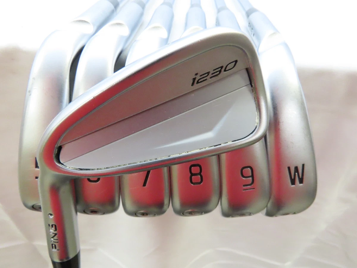 Ping Steel Shaft Iron Set Left-Handed Stiff Flex Golf Clubs for 