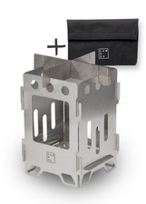 LAMBDA COFFEE® NOMAD Mini Hobo Kocher | Edelstahl | Holzofen