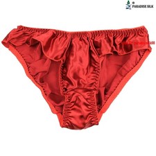 Pure Silk Women's Flouncing Waist Panties Economic Pack Pack of 4 