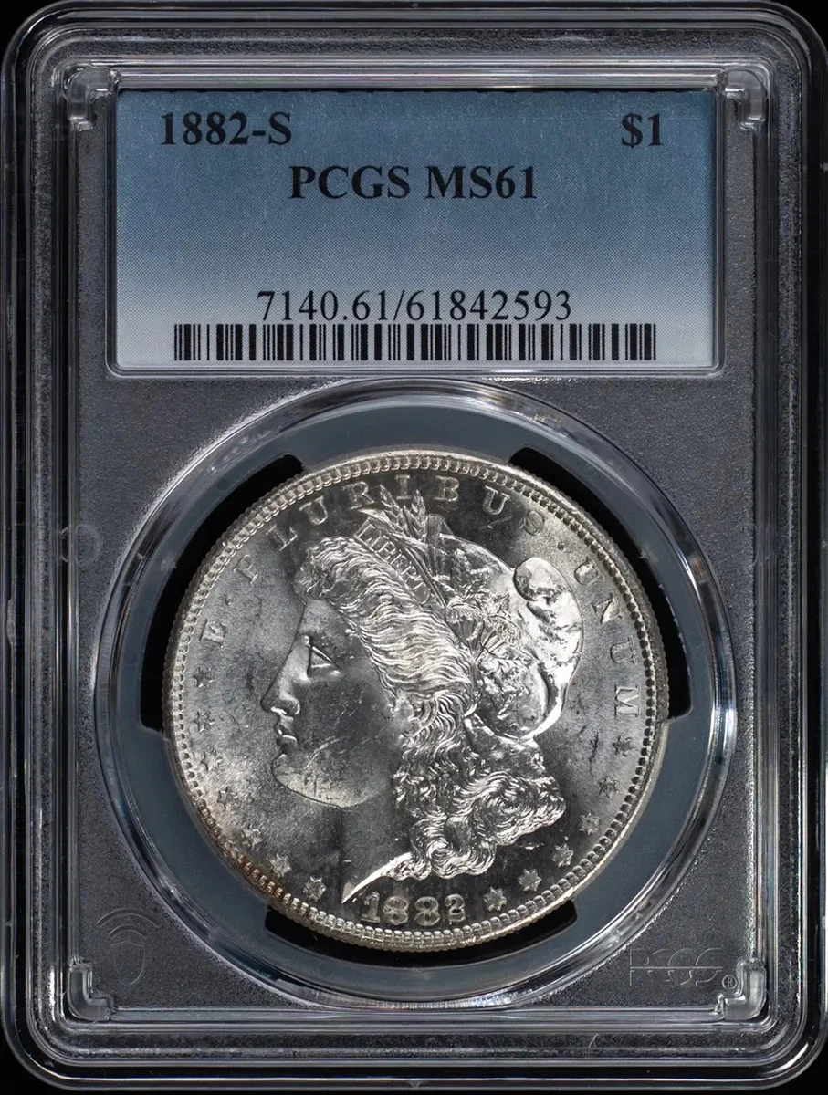 MS 61 Graded 1882 Year Morgan US Dollars (1878-1921) for sale | eBay