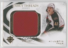 2010-11 Ultimate Collection Debut Threads Jersey 196/200 Justin Falk #DT-JF 1q2