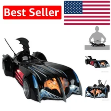 Batman & Robin 24.5in Batmobile - Lights, Sound & Durable Plastic Collectible