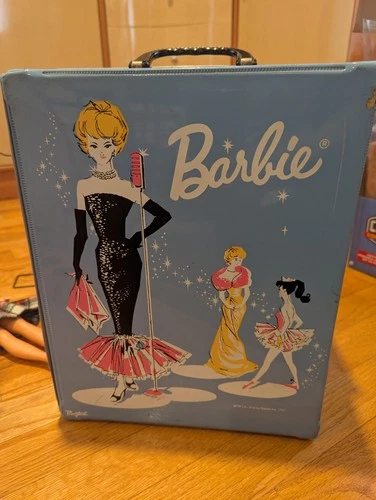Amazing Two Vintage Barbie Doll Collection Clothing Accessories Carrying Cases