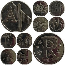 A-Z 10P Coins -  10p Ten Pence UK Alphabet Coins - Select The Year 2018 and 2019