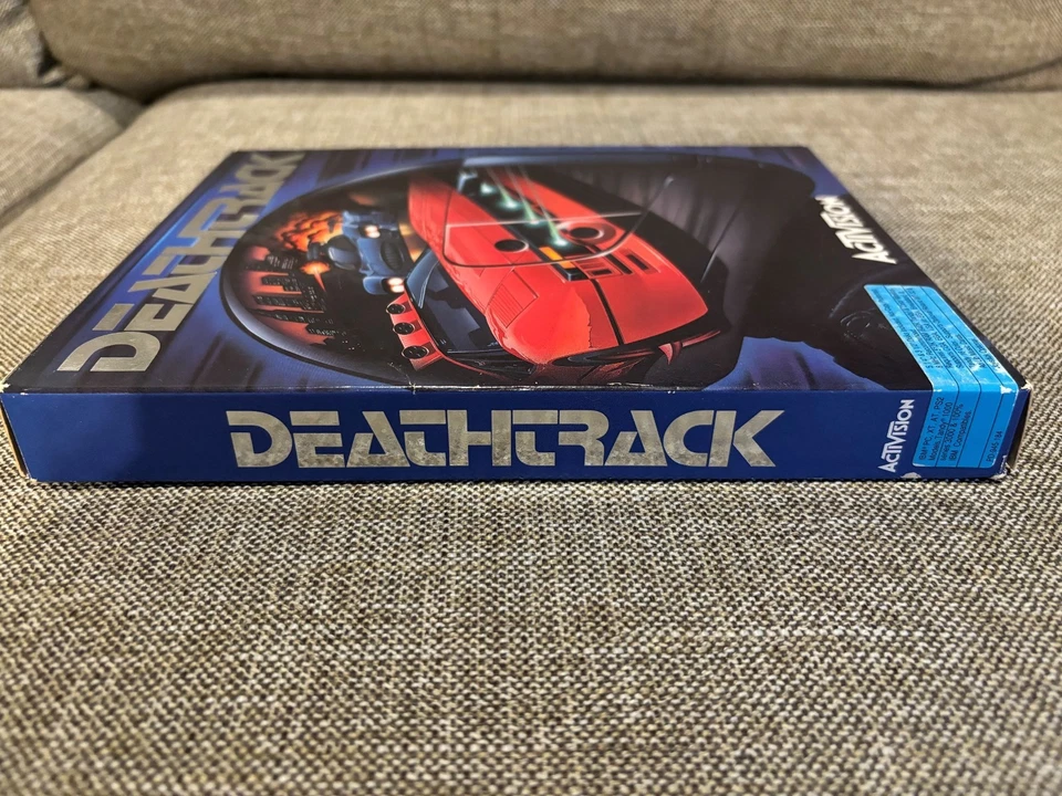 DEATHTRACK IBM PC Game 5.25 Floppy 1989 Activision BIG BOX RARE! - Image 3 of 4
