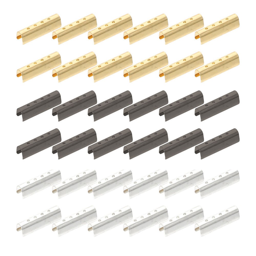 APL 120 Pezzi Fibbia in Corda Metallo Punte per Lacci per Scarpe Estremità di Ricambio Laccio per Scarpe