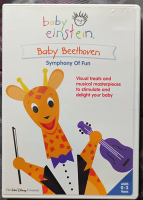 BABY EINSTEIN BABY BEETHOVEN SYMPHONY OF FUN DVD 2004 DISNEY KIDS LEARNING