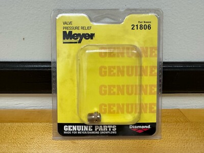 Genuine Meyer Pressure Relief Valve 21806, 21806C