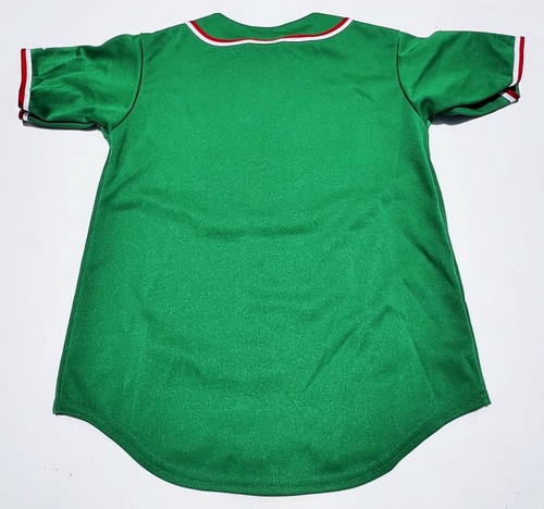 MAGLIA BASEBALL MESSICO SERIE DEL CARIBE MAJESTIC CUCITA GIOVANILE RAGAZZO XL NUOVA CON ETICHETTE - Foto 12 di 12