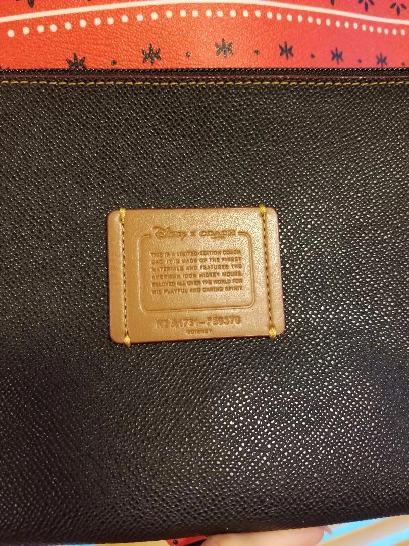 Coach Disney Collaborazione Paisley Borsa Tote Bag F59376 Rosso F S