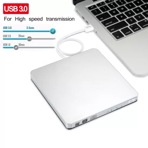 USB 3.0 External Slot DVD CD±RW Drive Burner Superdrive for MacBook Air Pro Mac