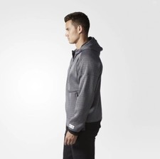 adidas Reigning Champ Grey Spacer Mesh Bomber Jacket Mens