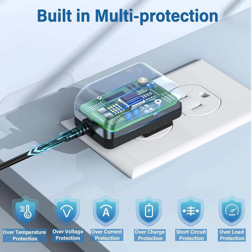 9V DC 2000mA-2500mA 2A-2.5A AC Adapter 5.5mm 2.5mm / 2.1mm Power Supply Charger - Image 3 of 4