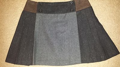 New Woman PLEADED SKIRT GREY/BLACK/BROWN, by EXTE ITTIERRE SPA size 40