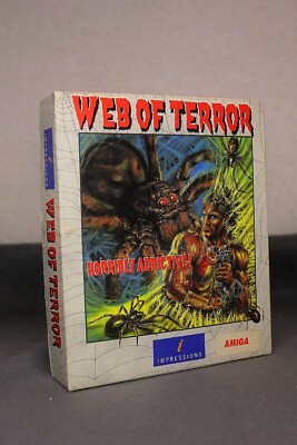 Web of Terror - Ultra Rares Spiel für AMIGA von Impressions, Originalversion/OVP
