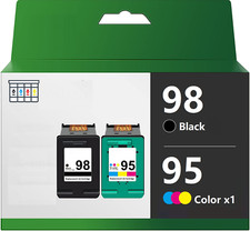 2PK Compatible for HP 98 95 Ink Cartridge For Officejet 6305 6310 6310xi 6315