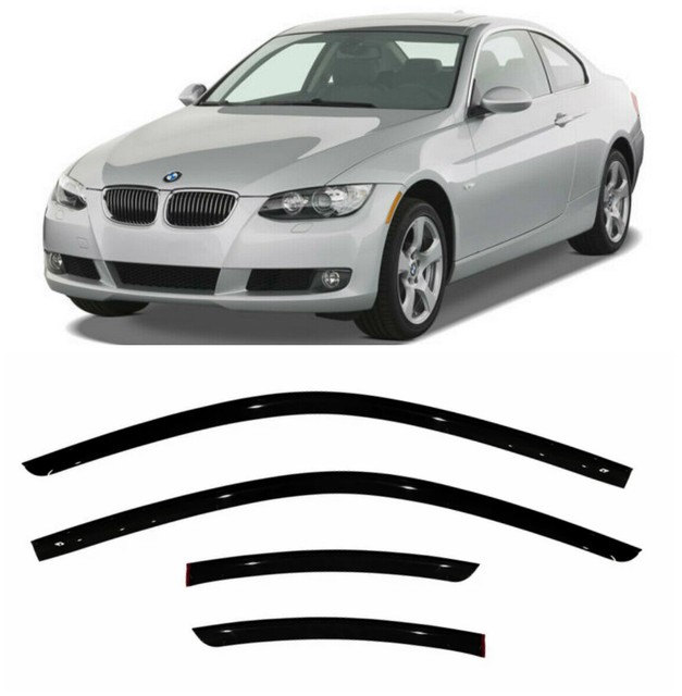 for BMW 3 E92 Cope 2d 20062013 Window Smoke Visor Rain Sun Guard