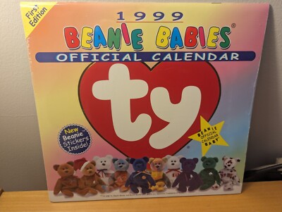 1999 Beanie Babies カレンダーメンバーカード&ぬいぐるみ超貴重 s-l400.jpg