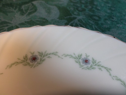 8pc Exquisite Mid-Century Lenox Musette Decorative Cups & Saucers Set-F 507 - Picture 8 of 9