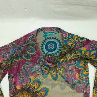 .. Desigual  top bluse size S gc