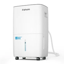 80 Pint Energy Star Dehumidifier With Drain Hose For Home, Basement & Large Area