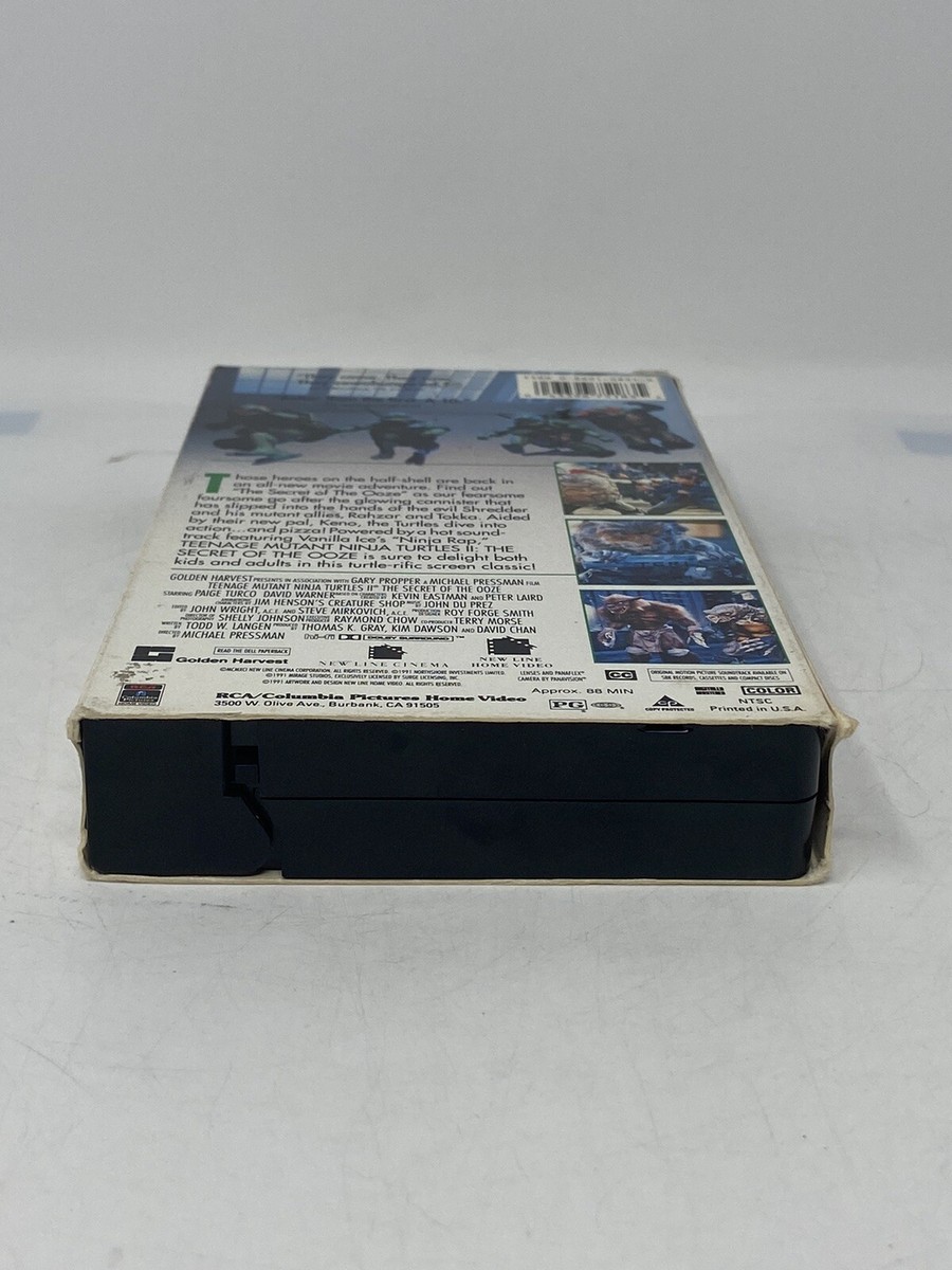 Teenage Mutant Ninja Turtles 2 - The Secret of the Ooze (VHS
