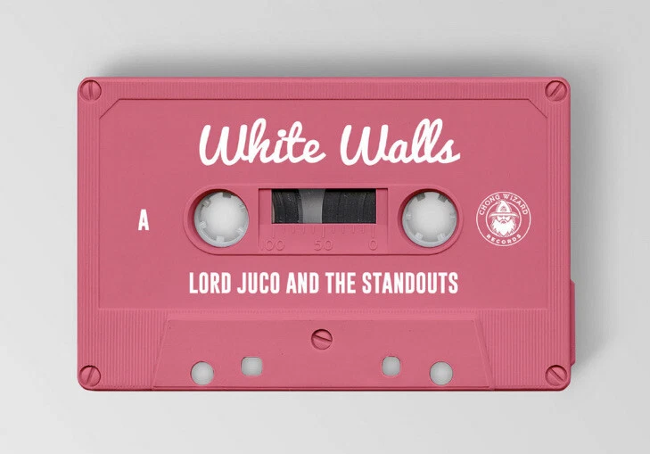 LORD JUCO & THE STANDOUTS White Walls 1/50 OG Cassette PINK TAPE Asun Eastwood - Image 2 of 4
