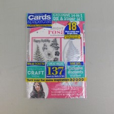 Simply Cards  Papercraft Magazine February 2020 Free Gift Die  Stamp Set 988