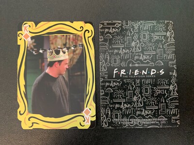swap playing card   FRIENDS   Chandler as the KING OF DIAMONDS