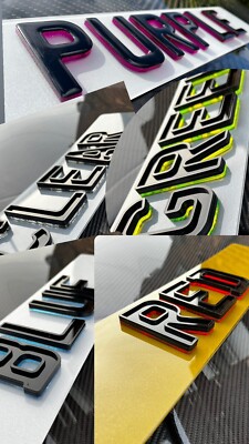 4D Lasercut 3mm farbige Ziffern 350 Trade Pack