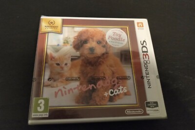 NINTENDOGS + CATS TOY POODLE NINTENDO 3DS PAL NEW SEALED FREE