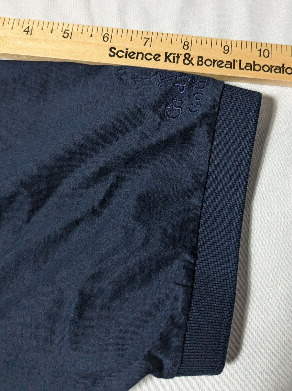 HUGO BOSS GOLF Men Medium Navy GRAYHAWK GOLF CLUB Polo Shirt Made In Italy thumbnail 13