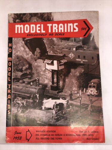 Model Trains Magazine June 1953 Exclusively HO Scale - Picture 1 of 4