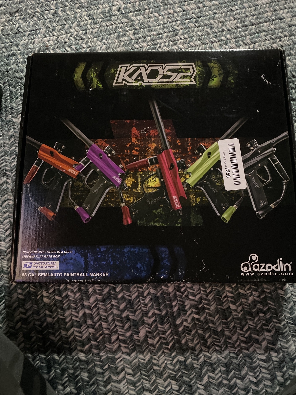 NEW Azodin Kaos 3 Paintball Gun - Dust Blue/Dust Black