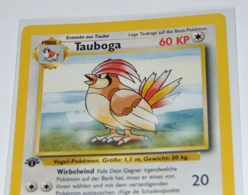 1st Edition Pidgeotto (Tauboga) 22/102 - NM Rare - German Base Set Pokemon Card - Picture 2 of 4