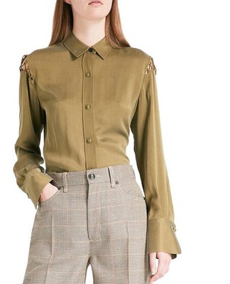 Rag \u0026 Bone - Hana Blouse - Dark Olive - L