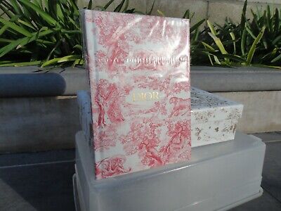 Christian Dior TOILE DE JOUY Notebook Sealed w/Dior Box and Ribbon, Rouge  RED
