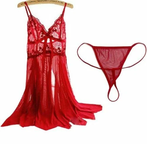 Lot Women Sexy Lingerie Dress G-string Underwear Babydoll Sleepwear Nightwear - Picture 827 of 951