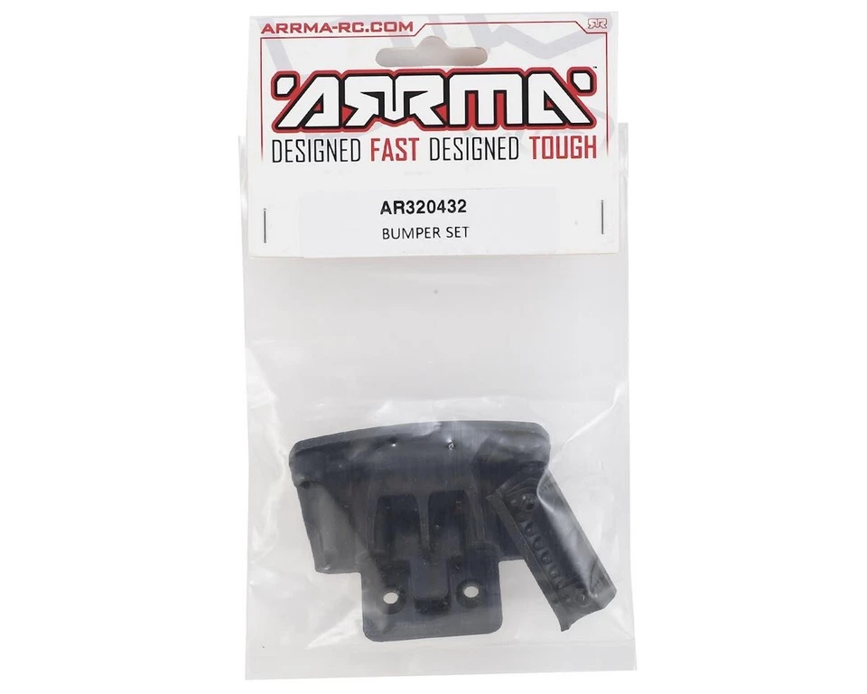 Arrma 320432 Black Front & Rear Bumper Kraton Typhon 6S BLX - Image 2 of 2