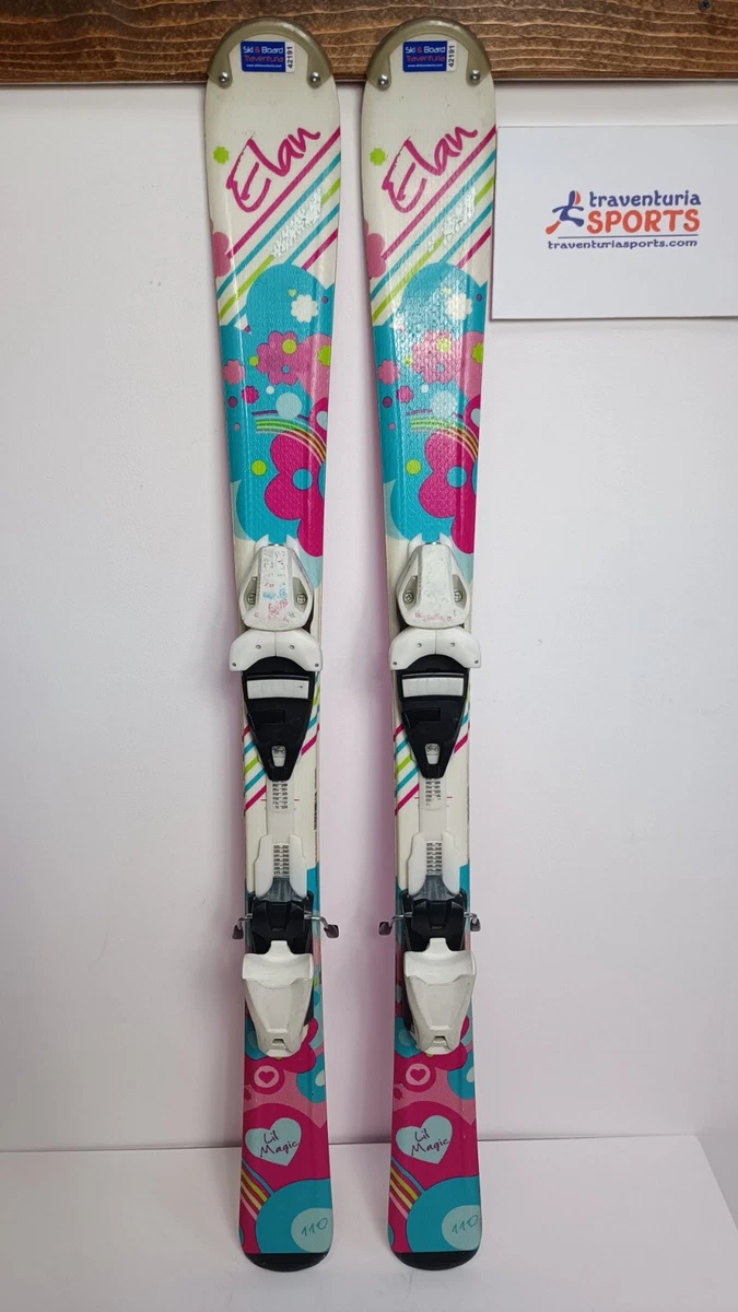 Elan Lil Magic 110 cm Ski + Elan 4.5 Bindings Winter Sport Snow