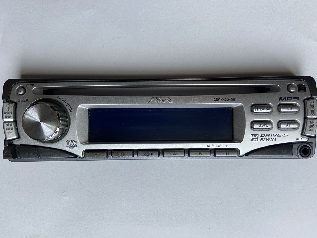 AIWA CDC-X504MP CAR STEREO ONLY AIWA CDC-X504MP ONLY FACEPLATE OEM