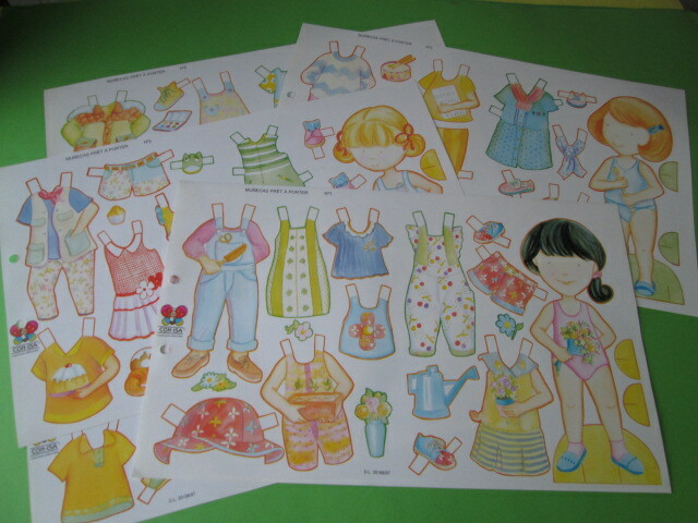 90s paper dolls