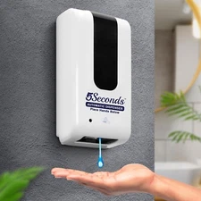 Auto Touchless Soap Dispenser 1000ML for Gel & Sanitizer - Hands-Free Stainless