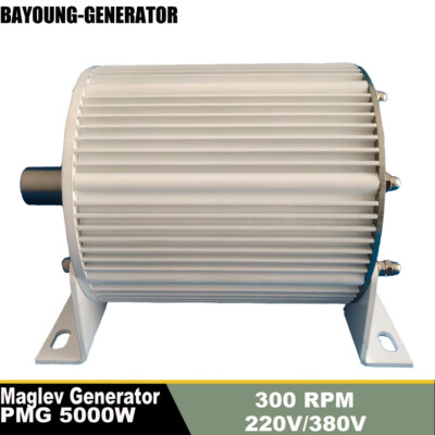 5000W 3 Phase Permanent Magnet Generator 220V 380V 300RPM Wind Water Turbine DIY