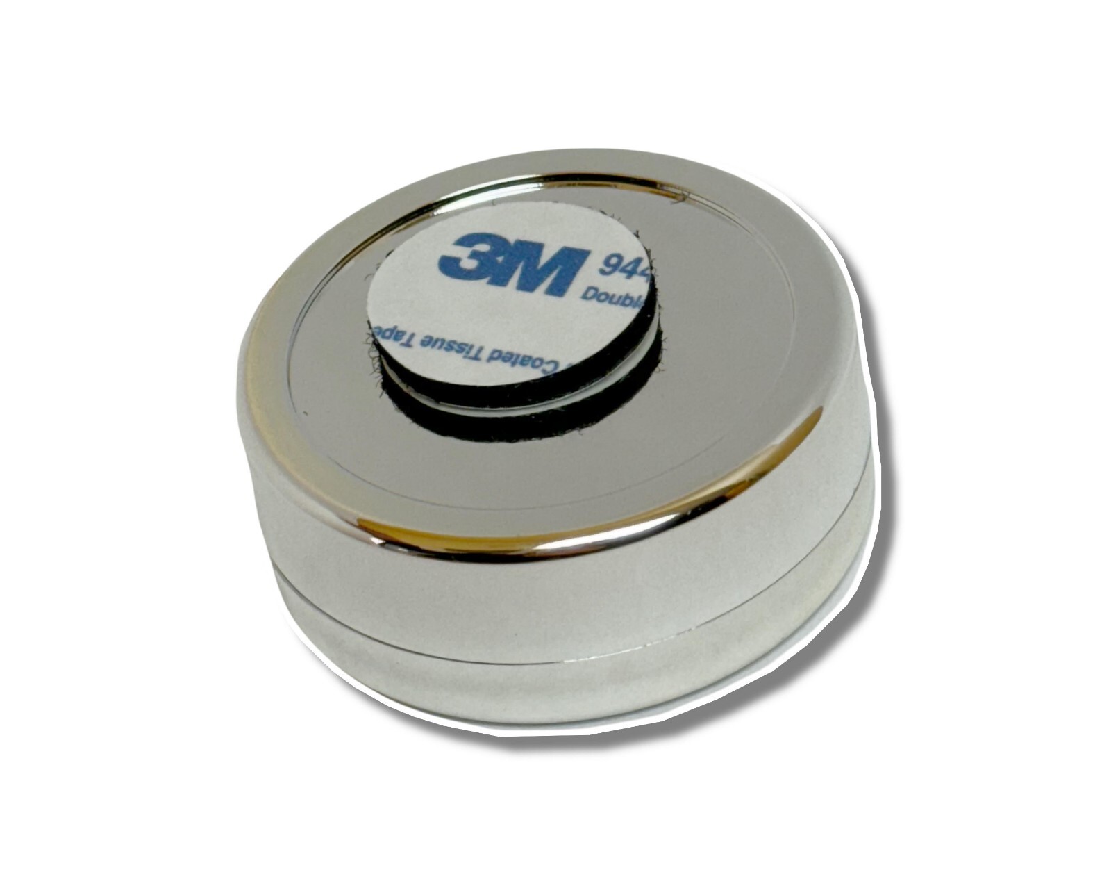 Small Cigar Humidifier Silver 2.25" Diameter