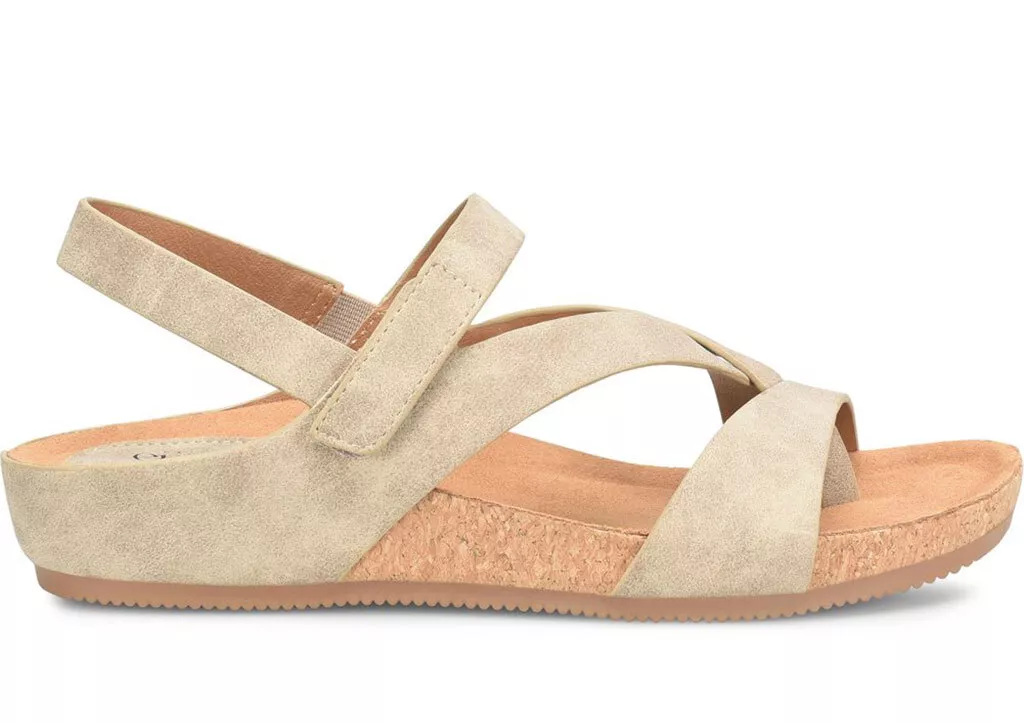 Eurosoft gianetta wedge sandal best sale black